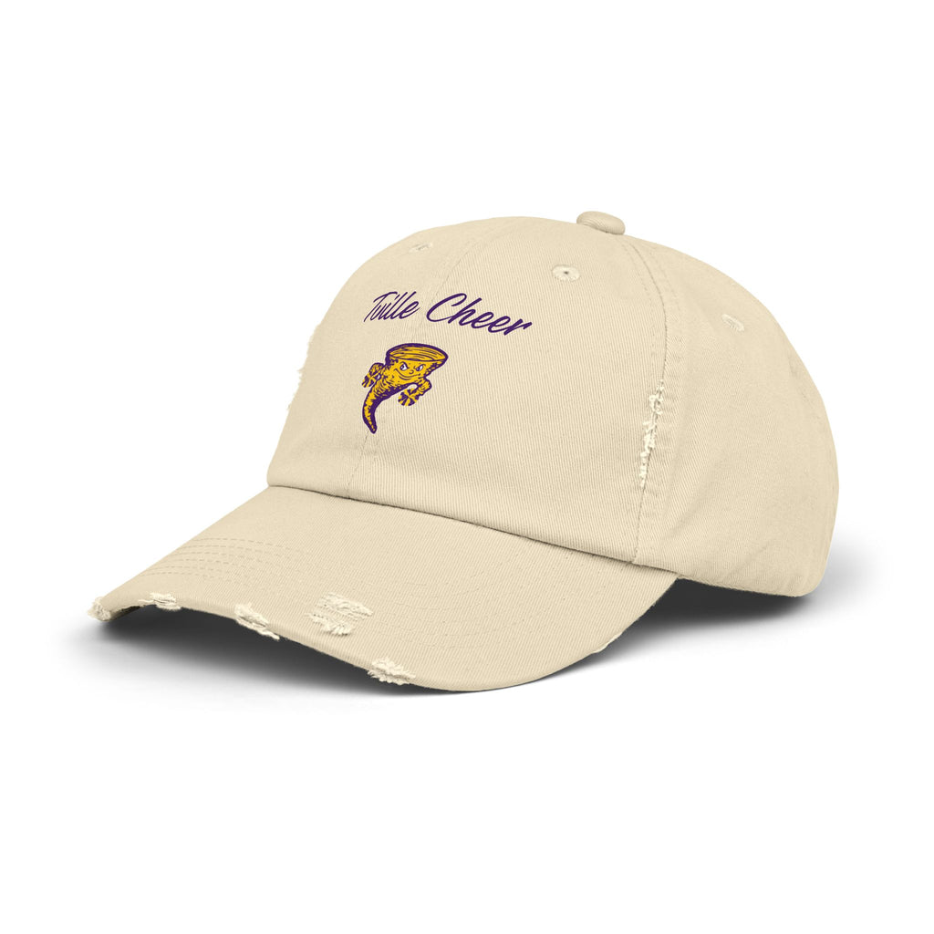 Cheer Distressed Baseball Cap