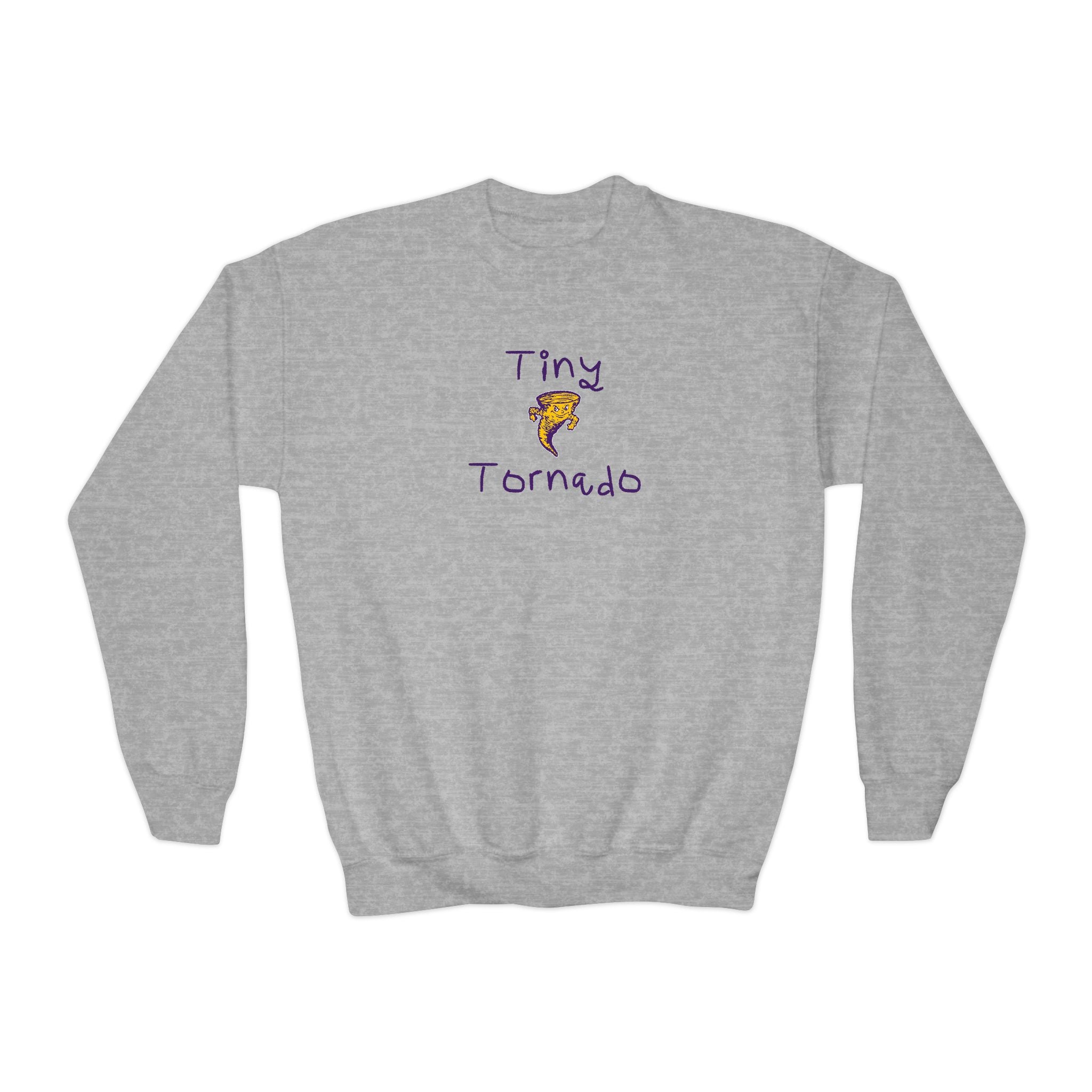 Youth Sweatshirt — "Tiny Tornado" Cute Kid Crewneck