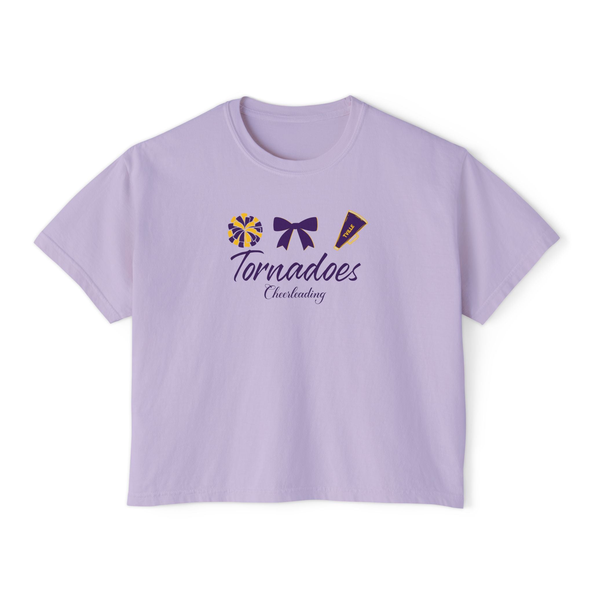 Tornadoes Cheerleading Boxy Tee