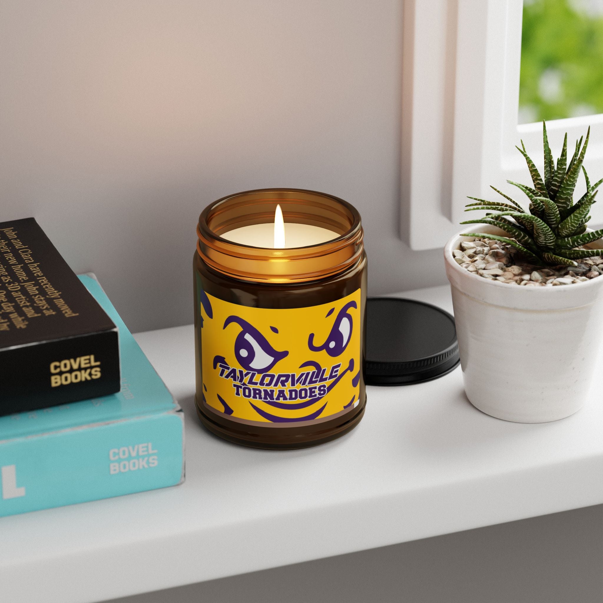 Taylorsville Tornadoes Amber Soy Candle