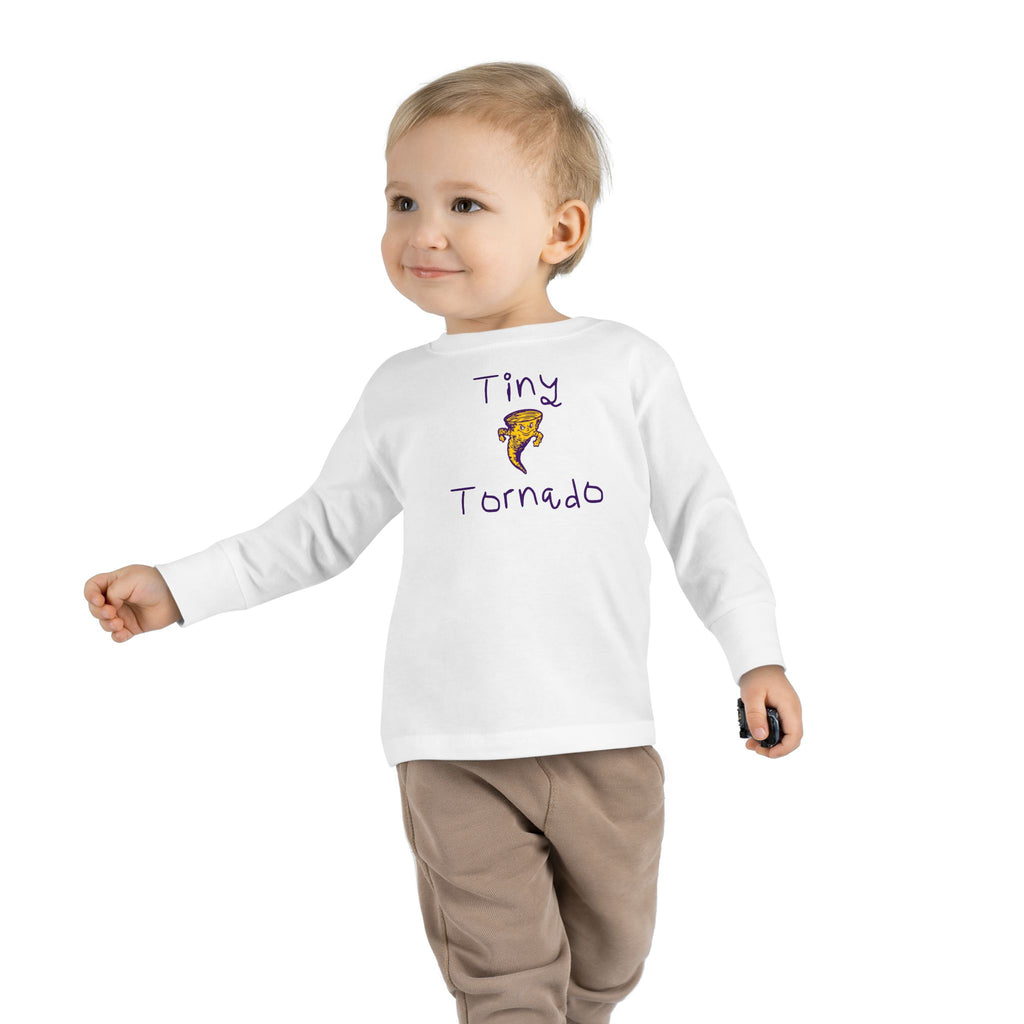 Toddler Long Sleeve Tee — "Tiny Tornado"