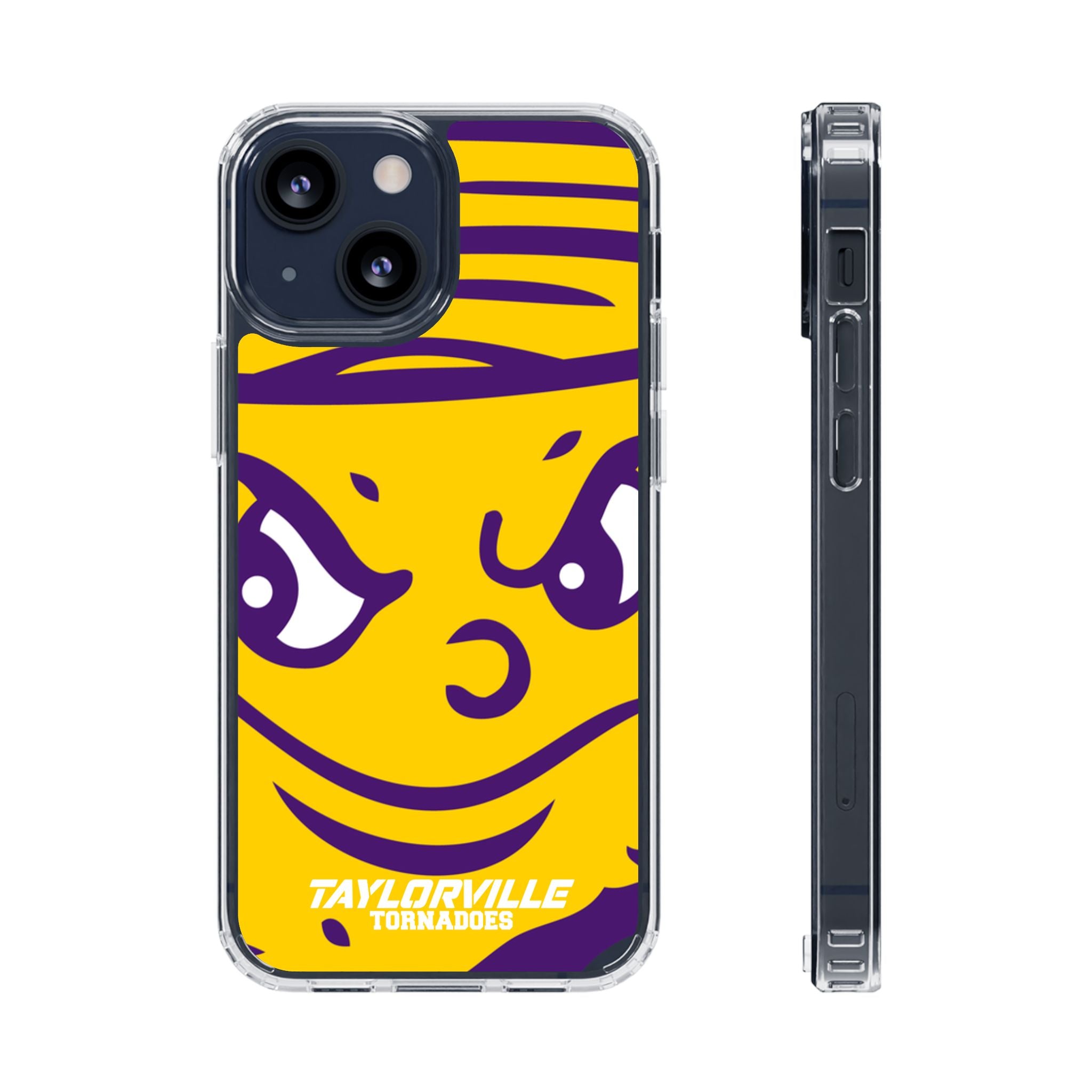 Taylorville Tornadoes Clear Magnetic Impact-Resistant Phone Case