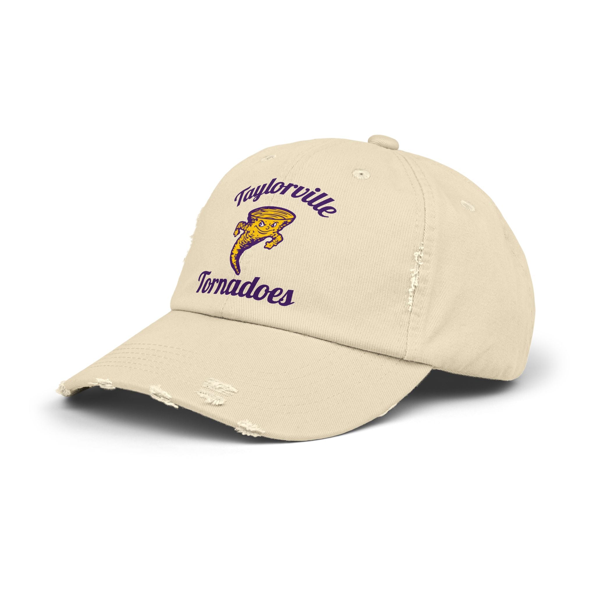 Taylorville Tornadoes Distressed Baseball Cap