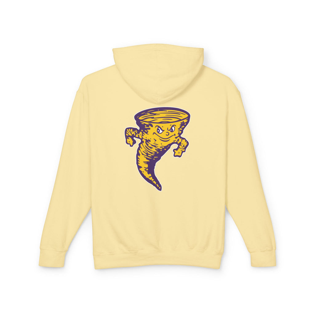 WAVY TEXT COMFORT COLORS HOODIE