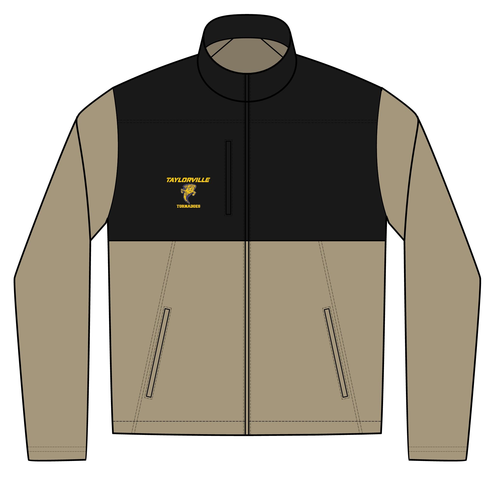 Realtree Atlas Colorblock Soft Shell Jacket — Embroidered Outdoor Windbreaker