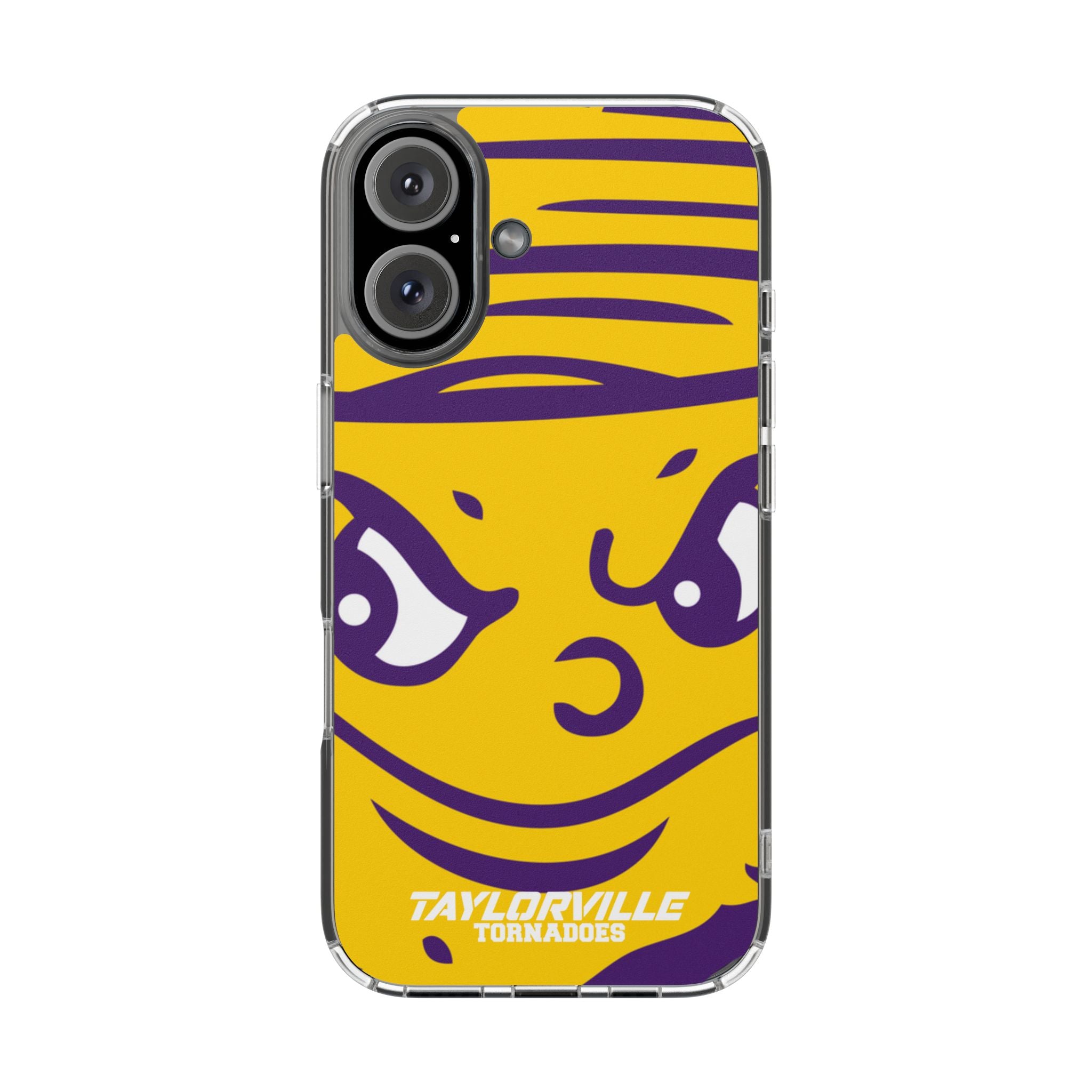 Taylorville Tornadoes Clear Magnetic Impact-Resistant Phone Case