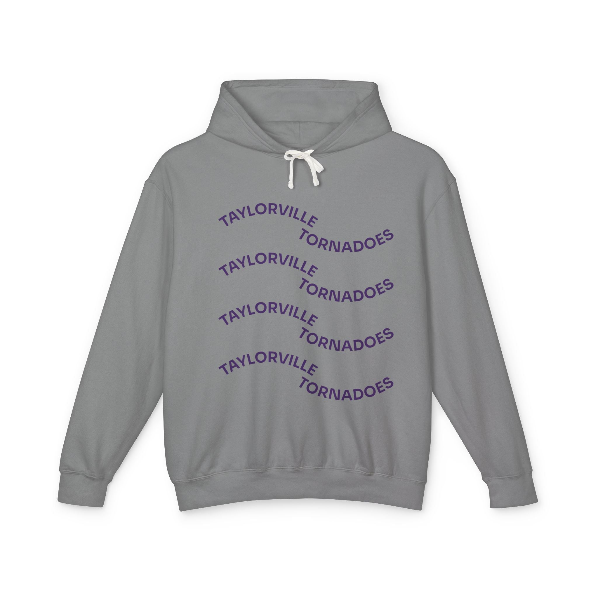 WAVY TEXT COMFORT COLORS HOODIE