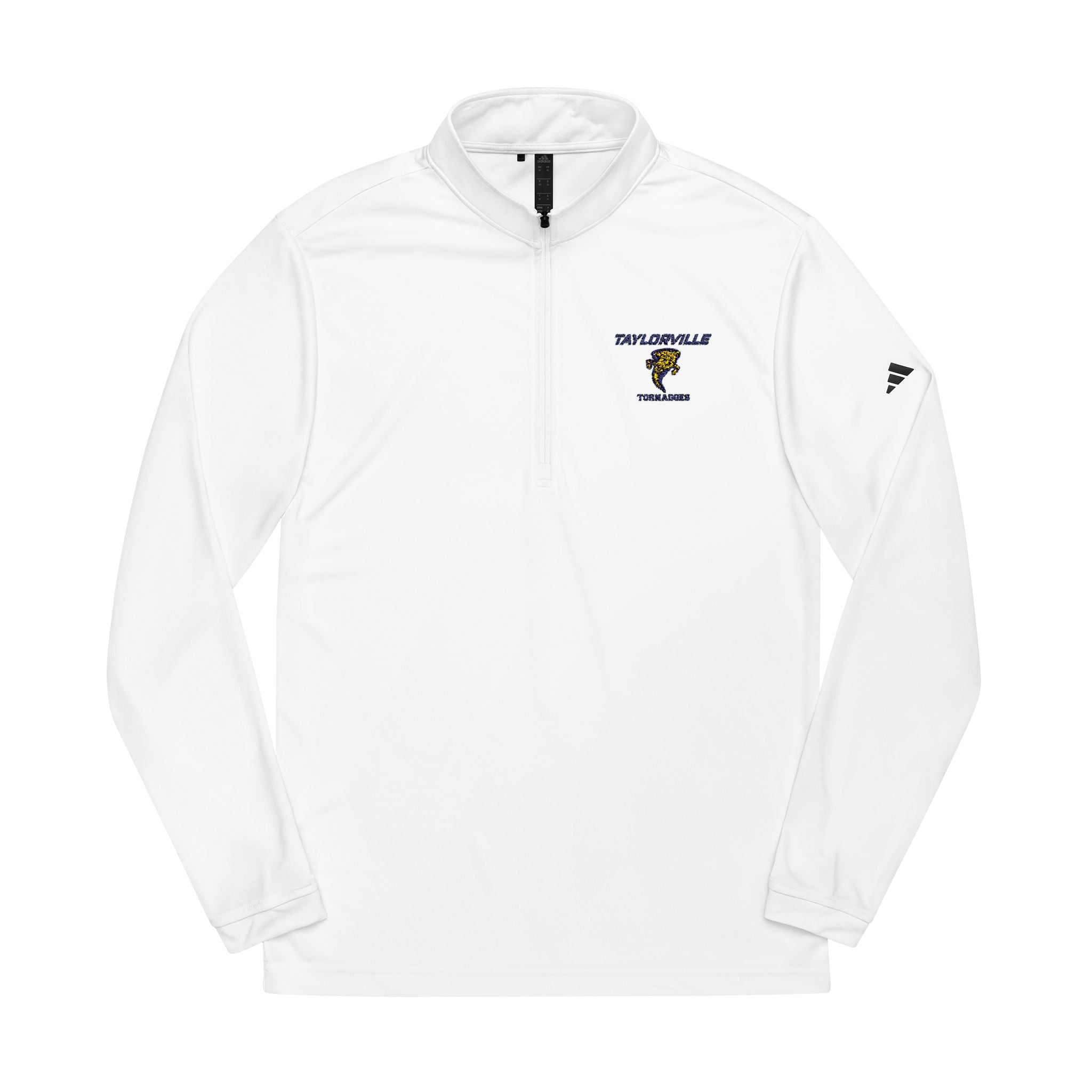 Embroidered Adidas Quarter-Zip Pullover