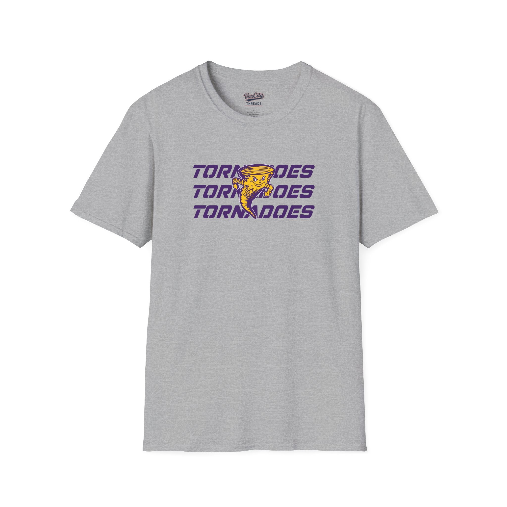 Tornadoes Stacked Logo T‑Shirt