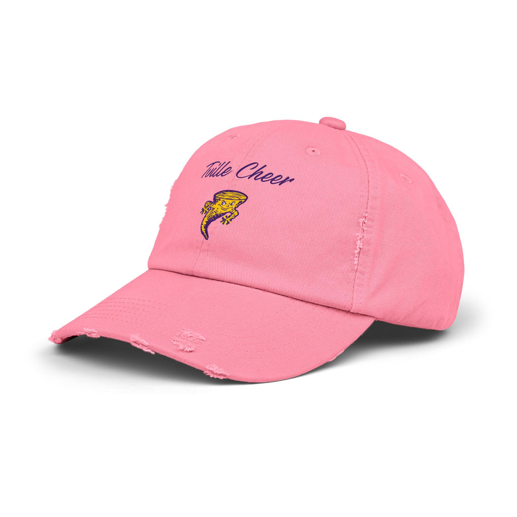 Cheer Distressed Baseball Cap