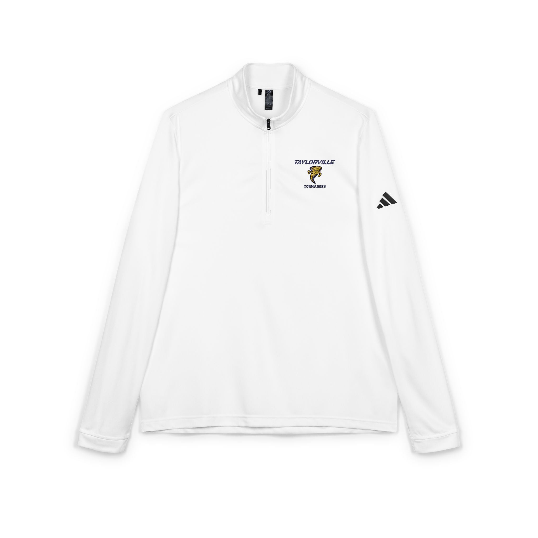 Embroidered Adidas Quarter-Zip Pullover