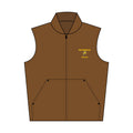 Washed Duck Cloth Work Vest — Embroidered Chest Logo