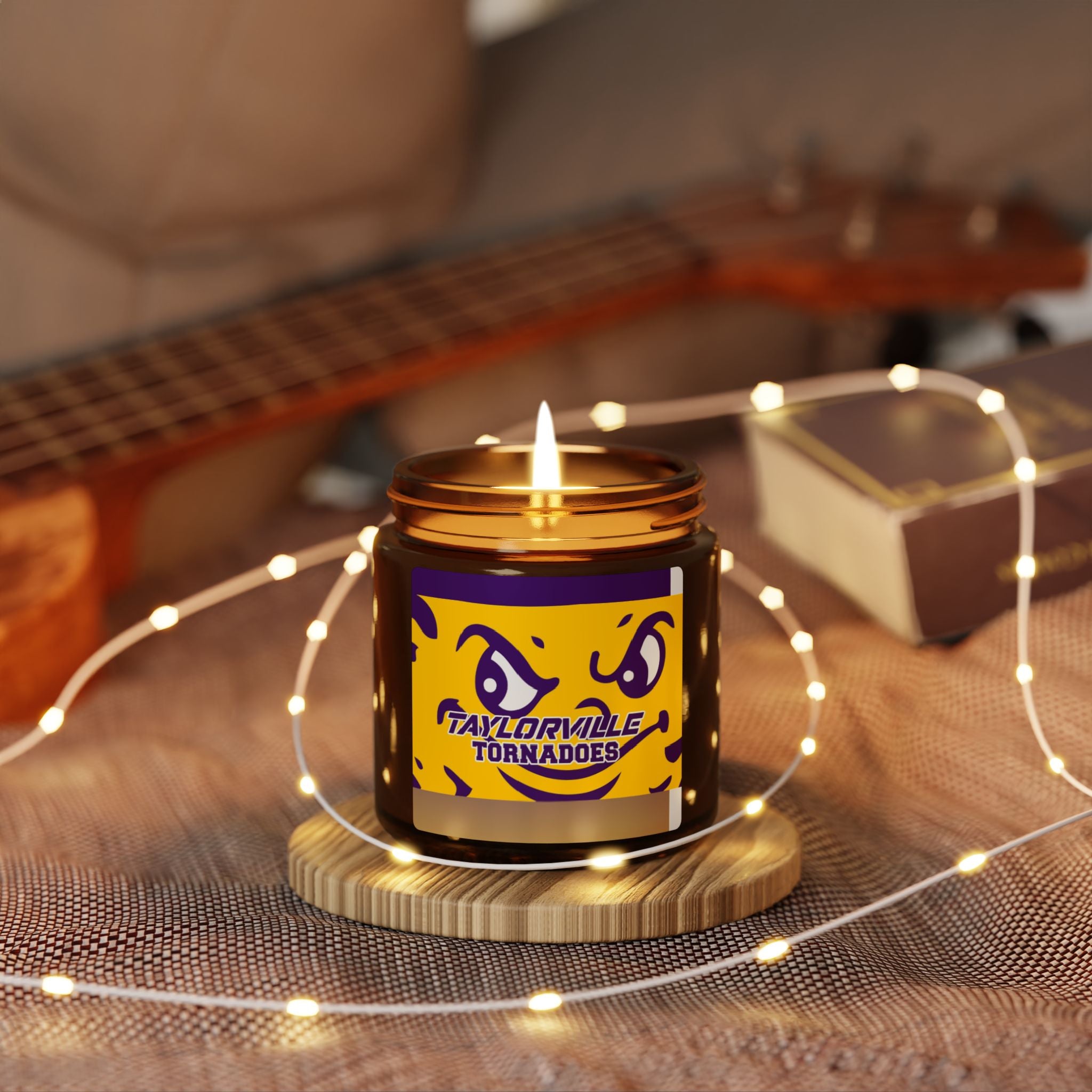 Taylorsville Tornadoes Amber Soy Candle