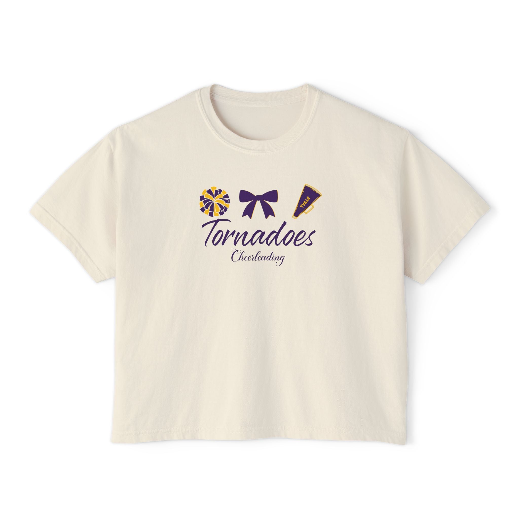 Tornadoes Cheerleading Boxy Tee