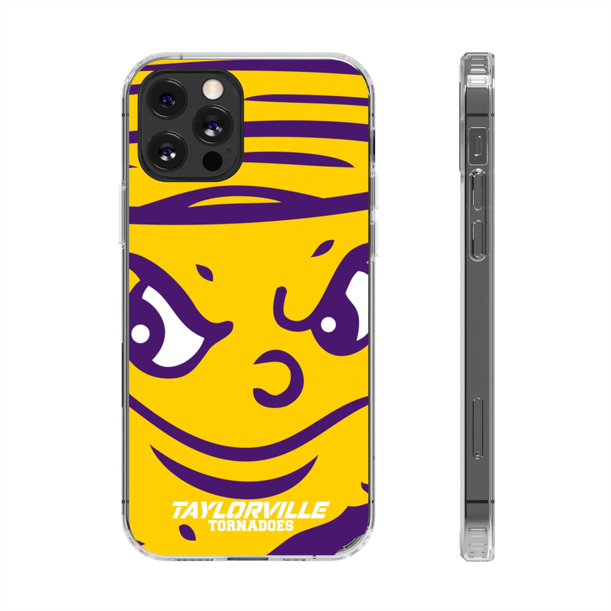 Taylorville Tornadoes Clear Magnetic Impact-Resistant Phone Case