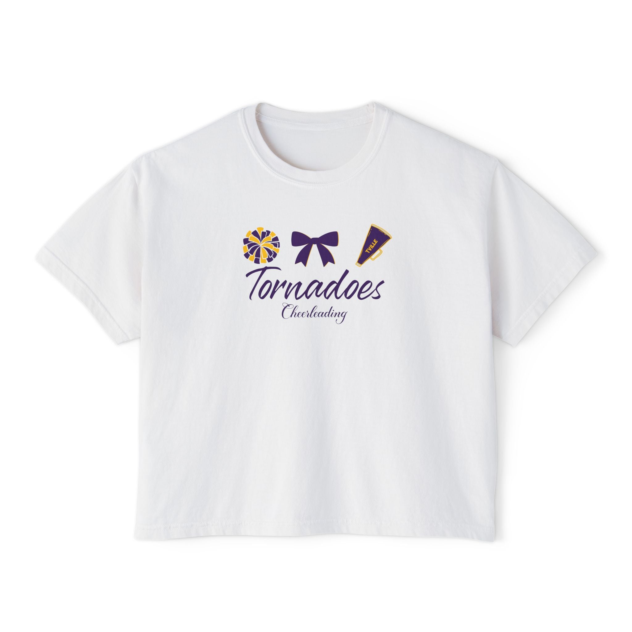 Tornadoes Cheerleading Boxy Tee
