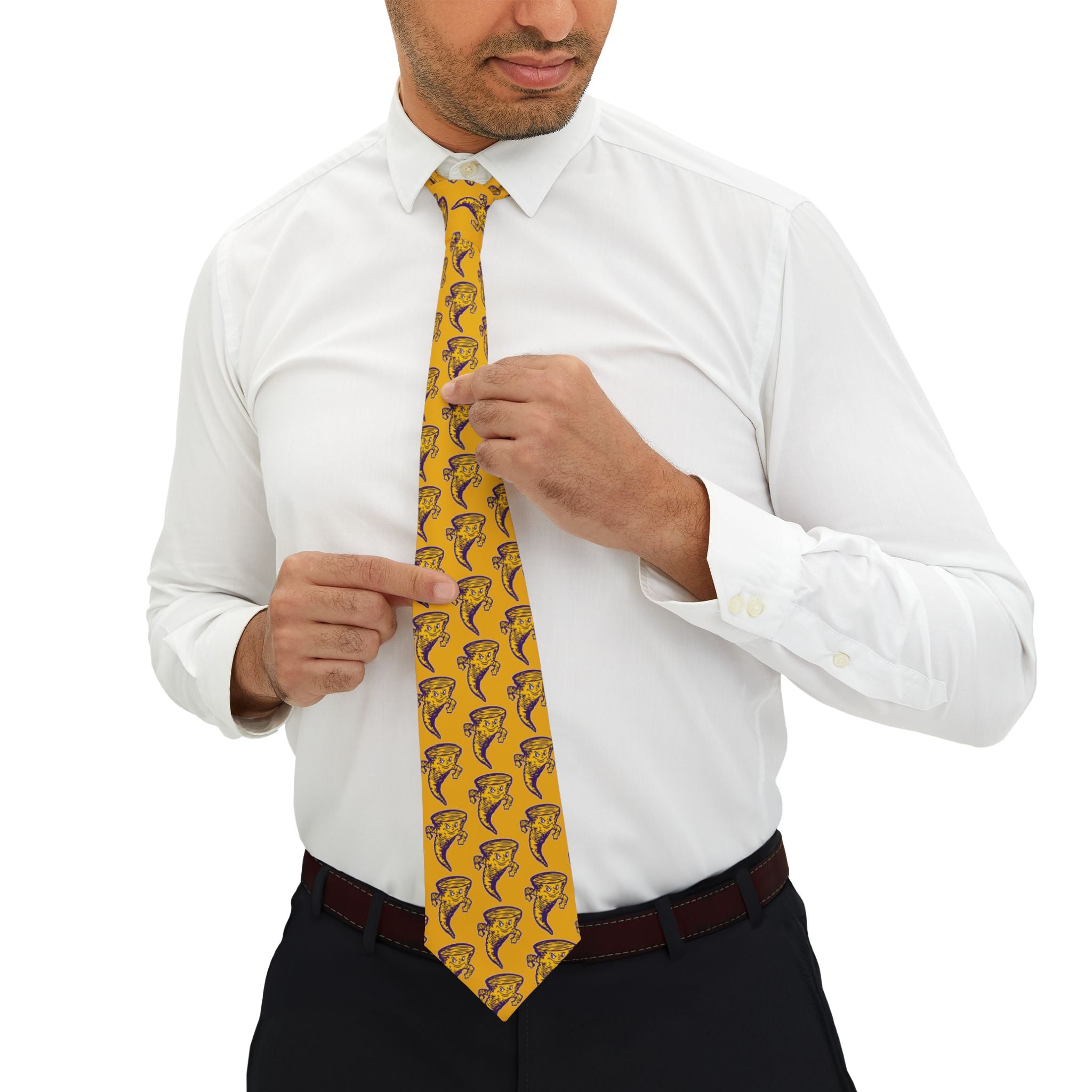 Gold Tornadoes Tie