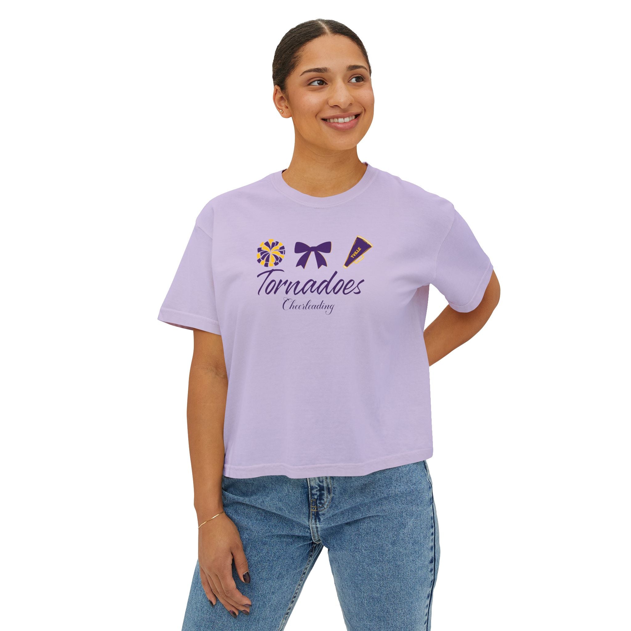 Tornadoes Cheerleading Boxy Tee