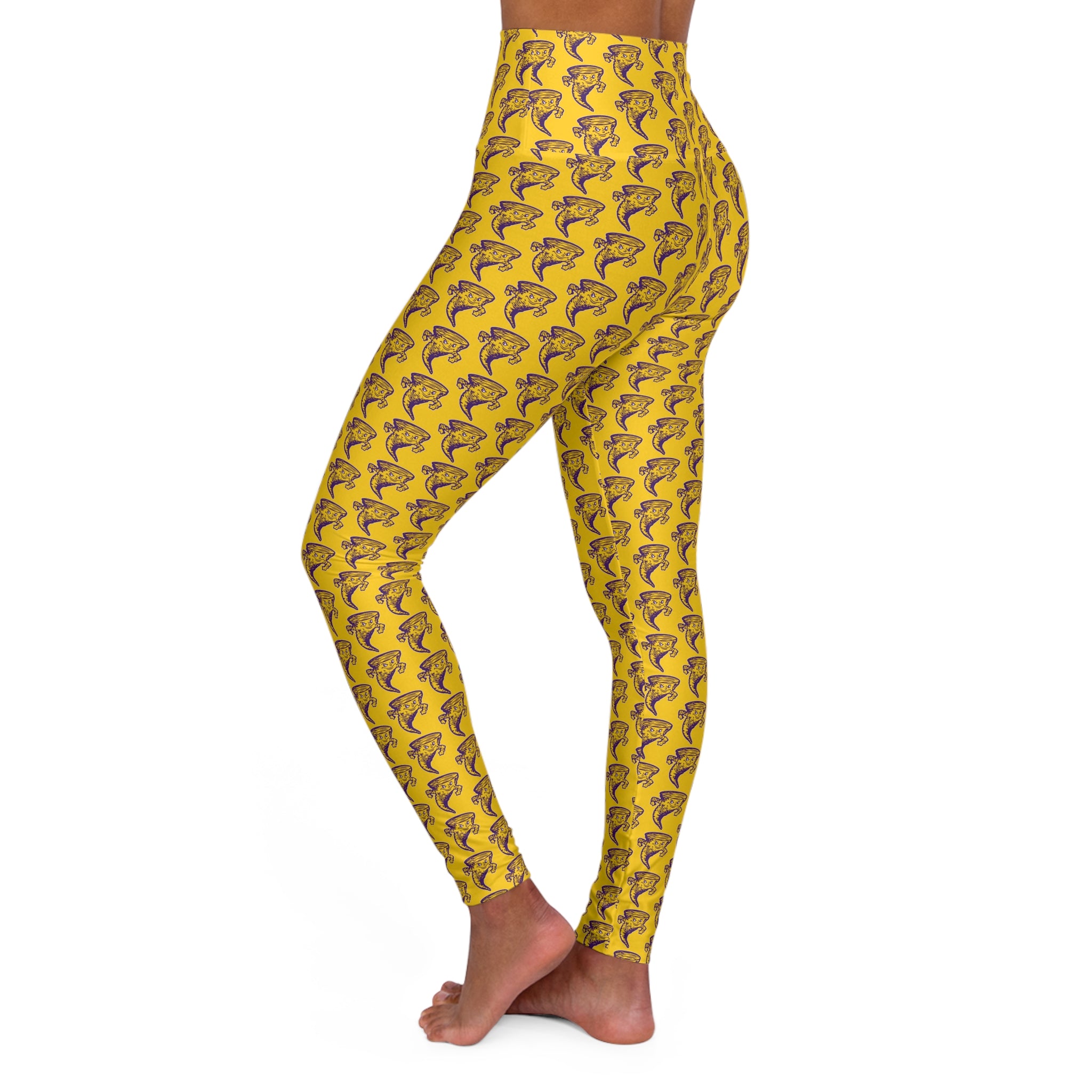 All Over Print High-Waisted Yoga Leggings