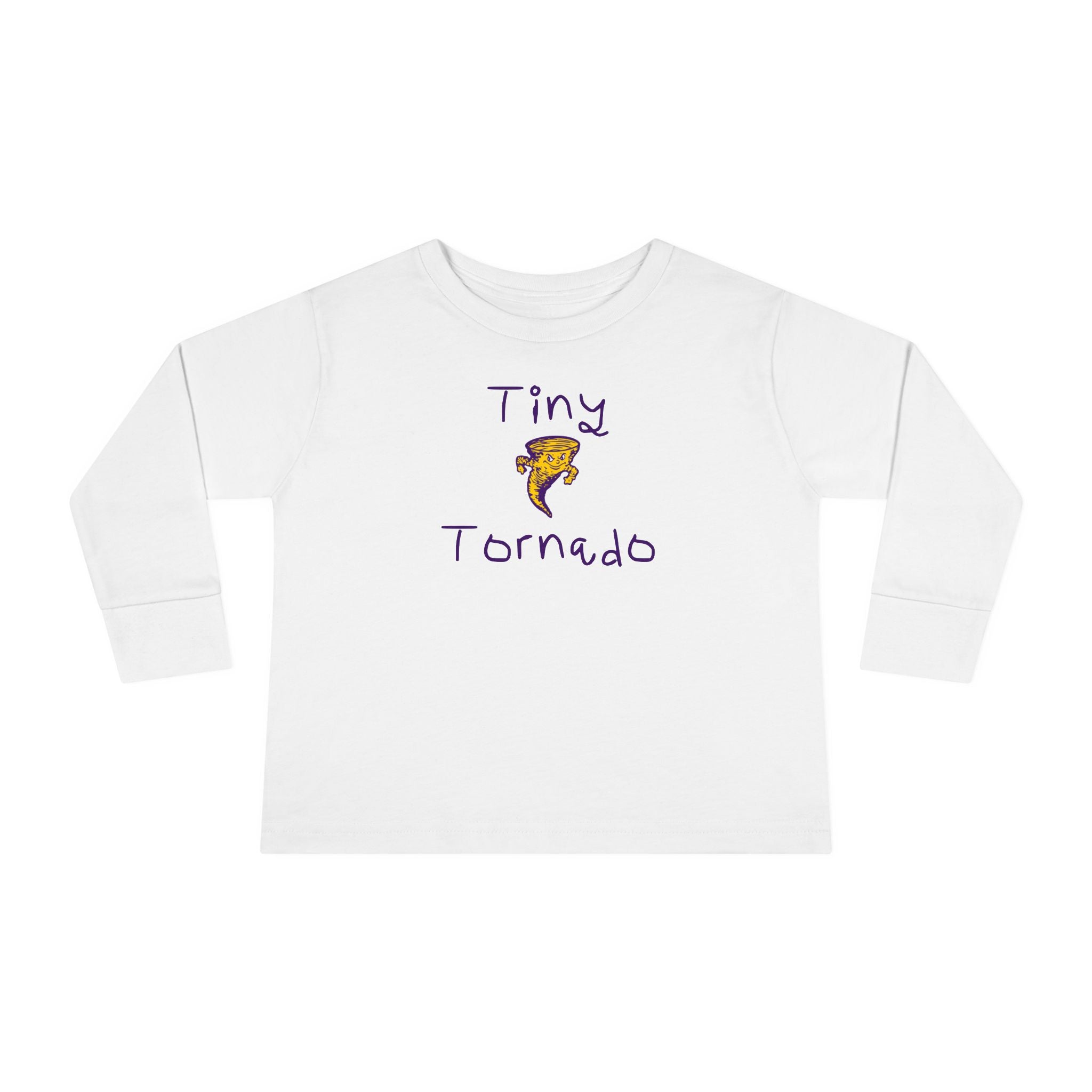 Toddler Long Sleeve Tee — "Tiny Tornado"