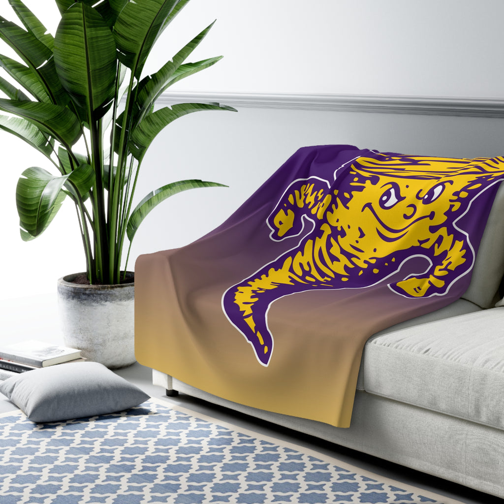 Taylorville Tornadoes Sherpa Blanket – Plush School Spirit Fleece