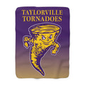 Taylorville Tornadoes Sherpa Blanket – Plush School Spirit Fleece