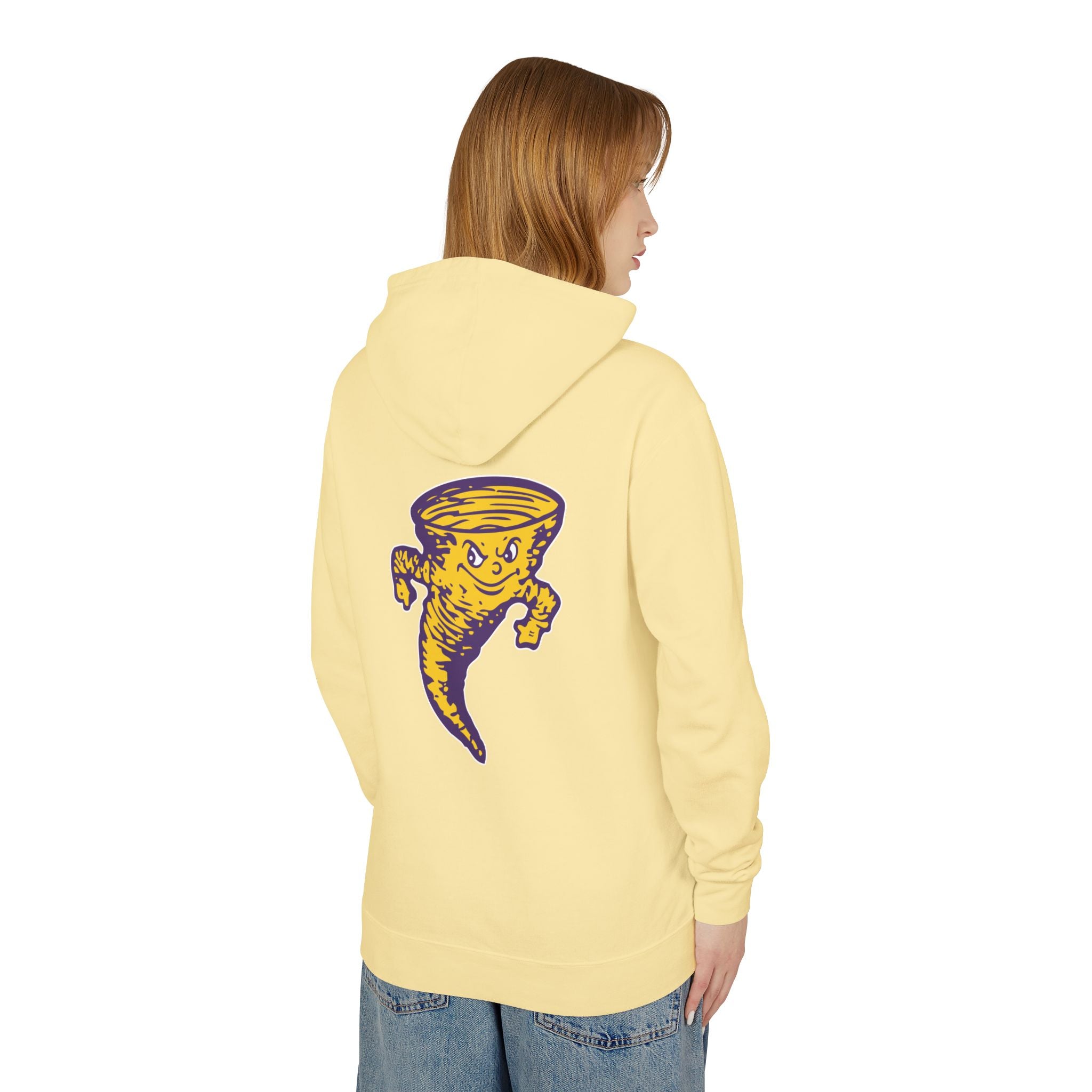 WAVY TEXT COMFORT COLORS HOODIE