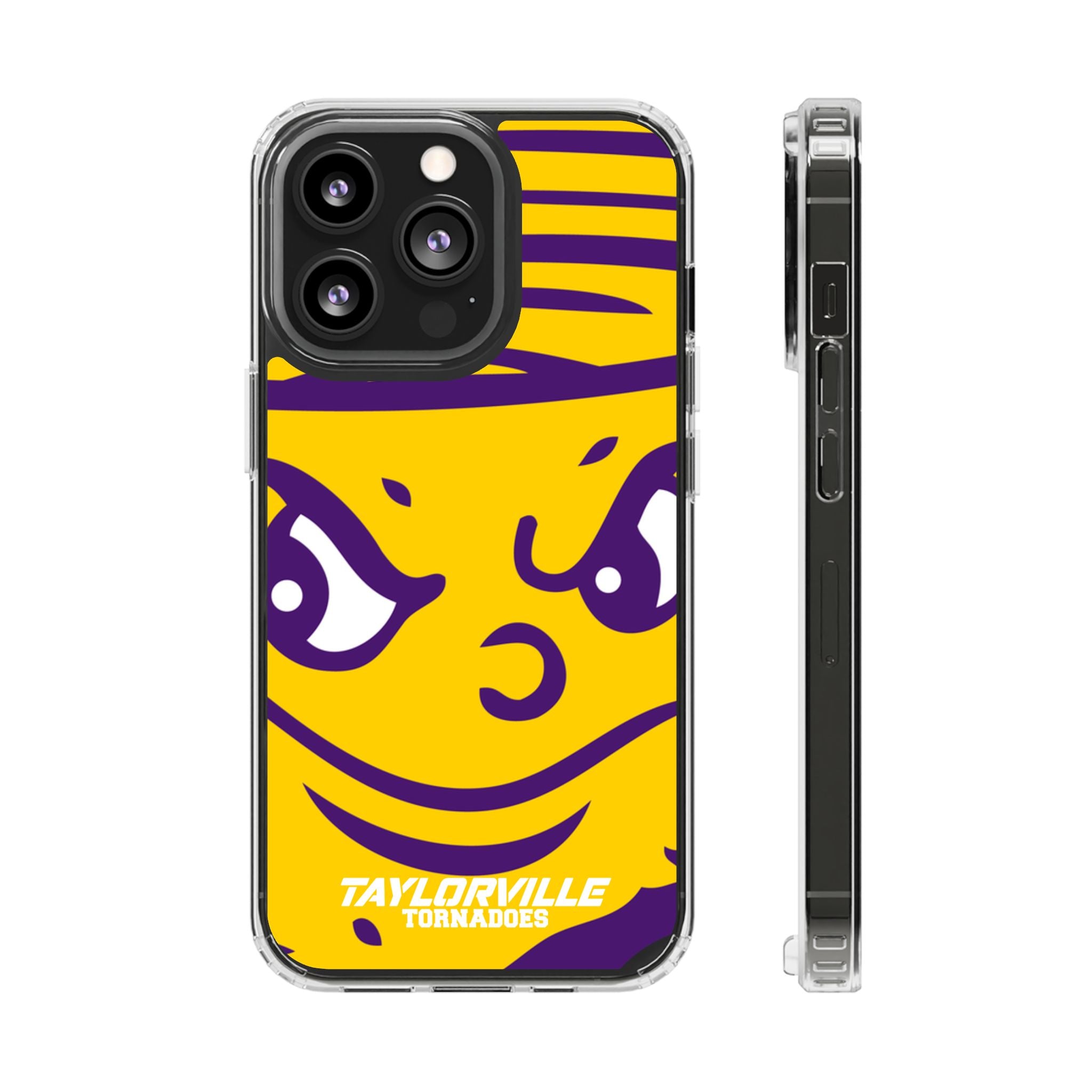 Taylorville Tornadoes Clear Magnetic Impact-Resistant Phone Case