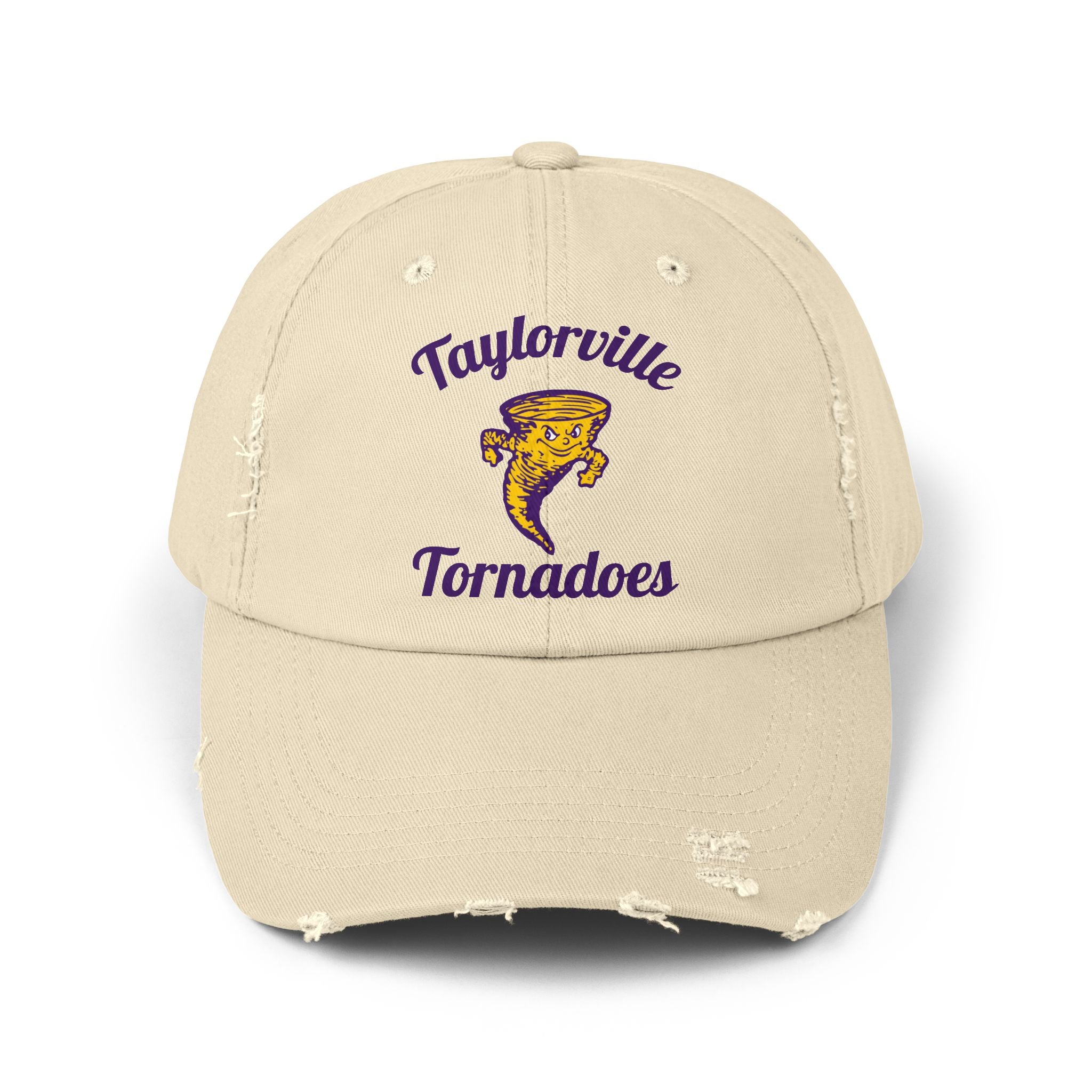 Taylorville Tornadoes Distressed Baseball Cap