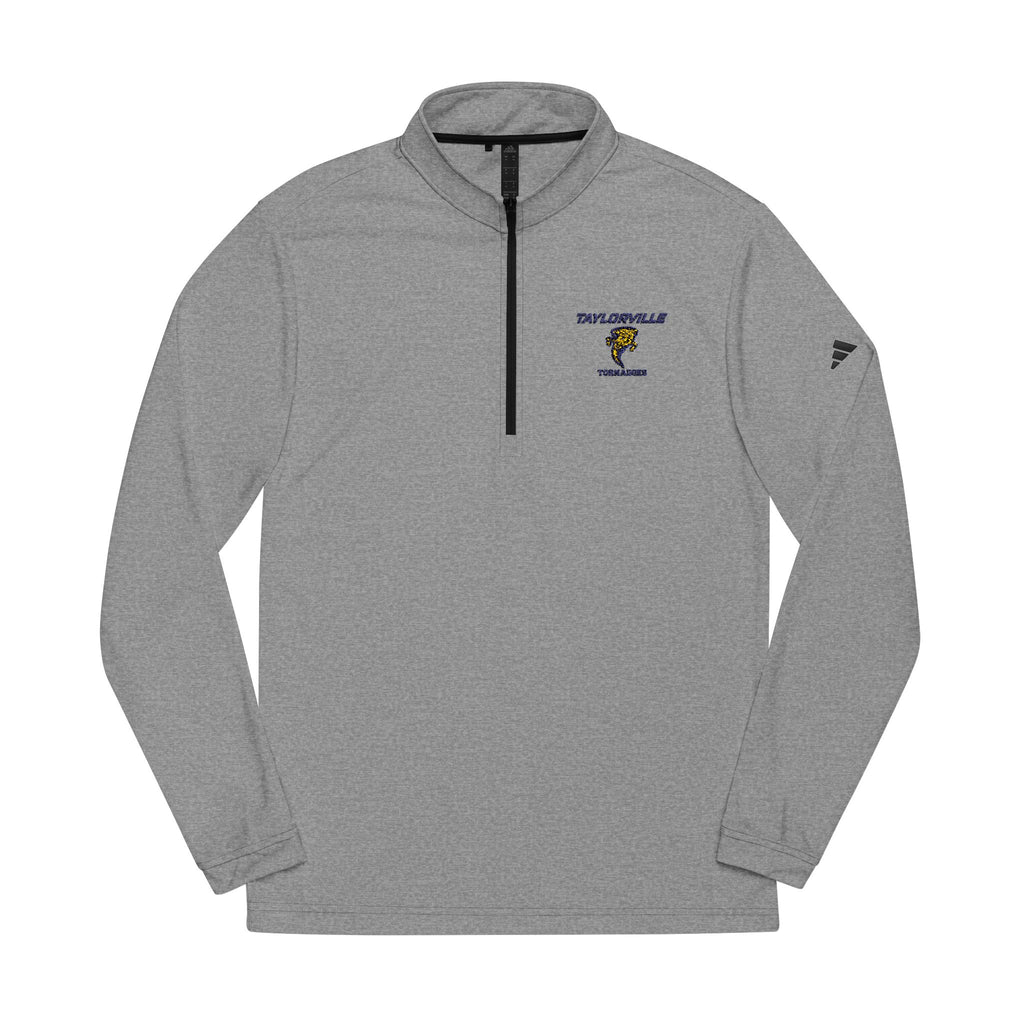 Embroidered Adidas Quarter-Zip Pullover