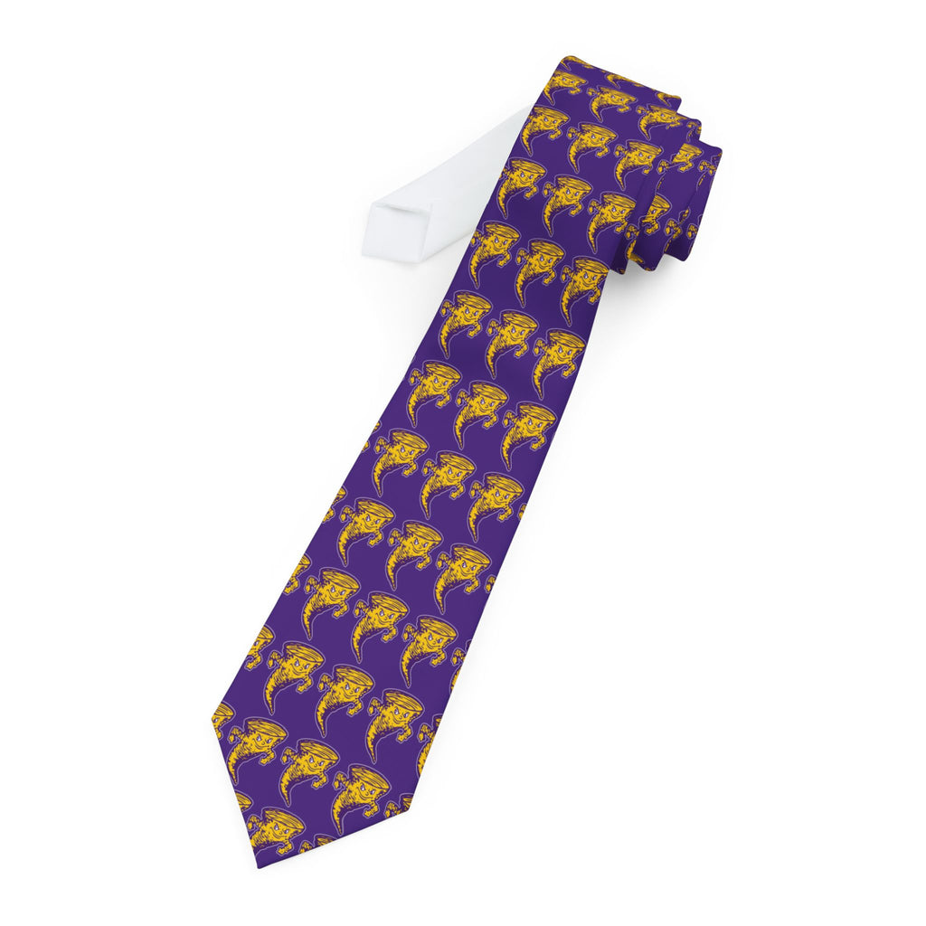 Purple Tornadoes Tie