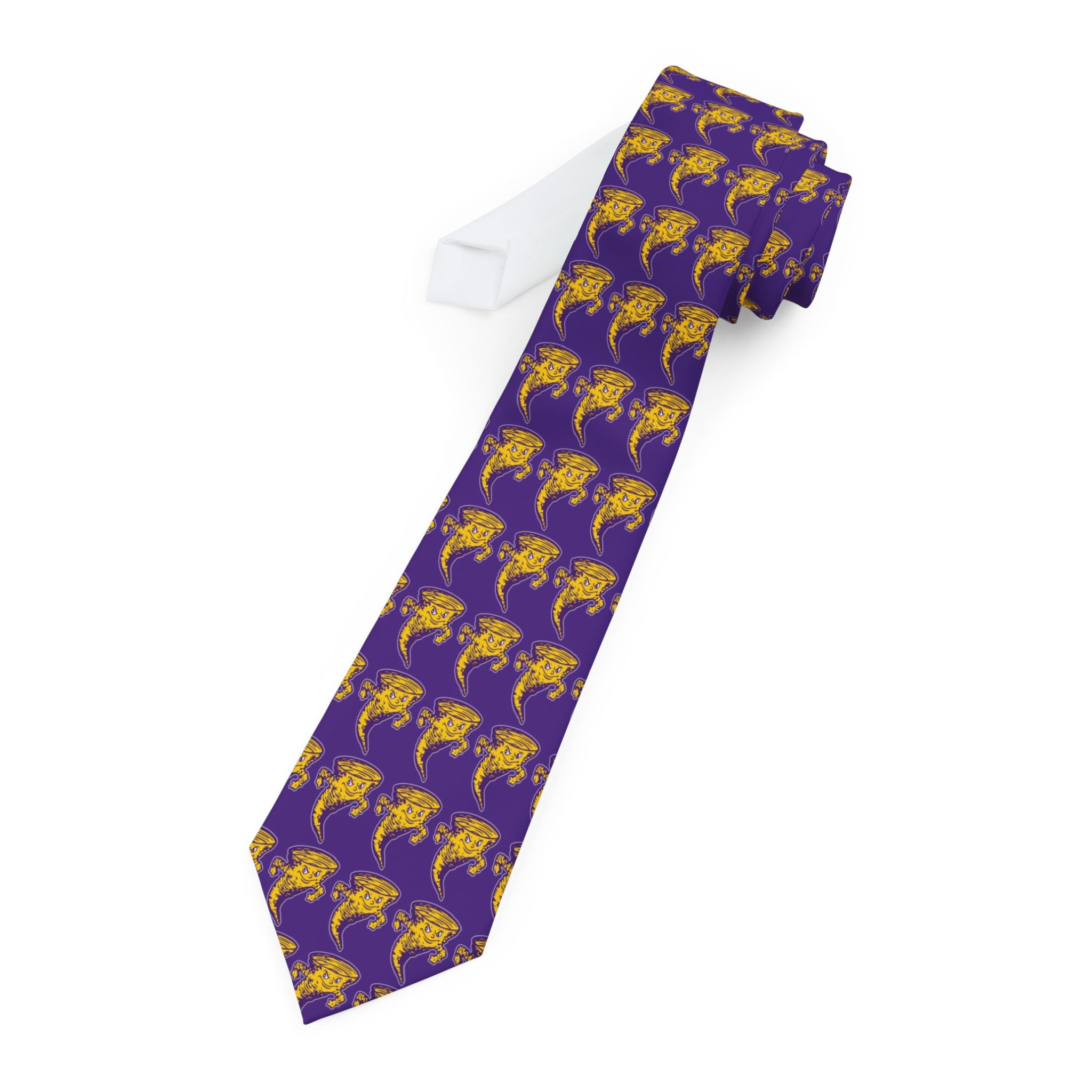 Purple Tornadoes Tie