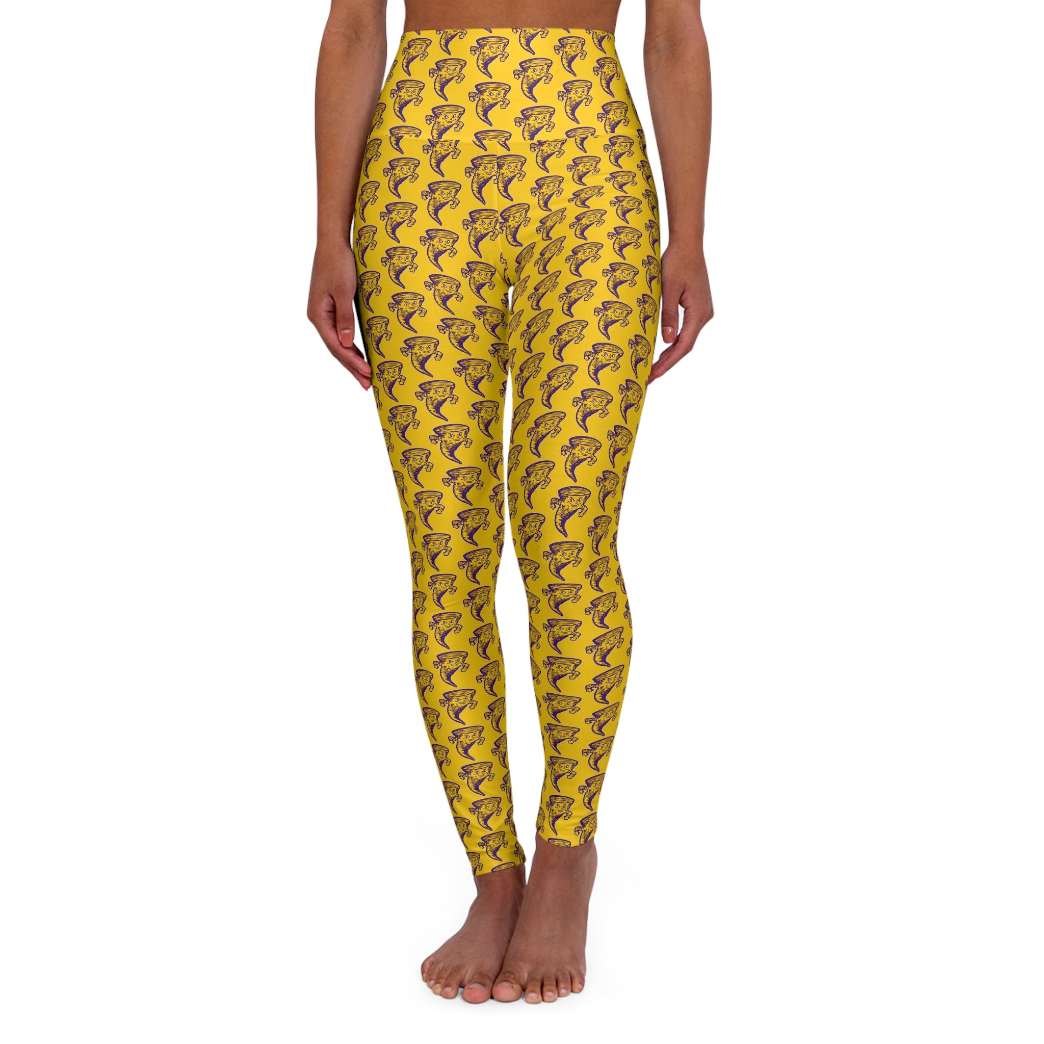 All Over Print High-Waisted Yoga Leggings
